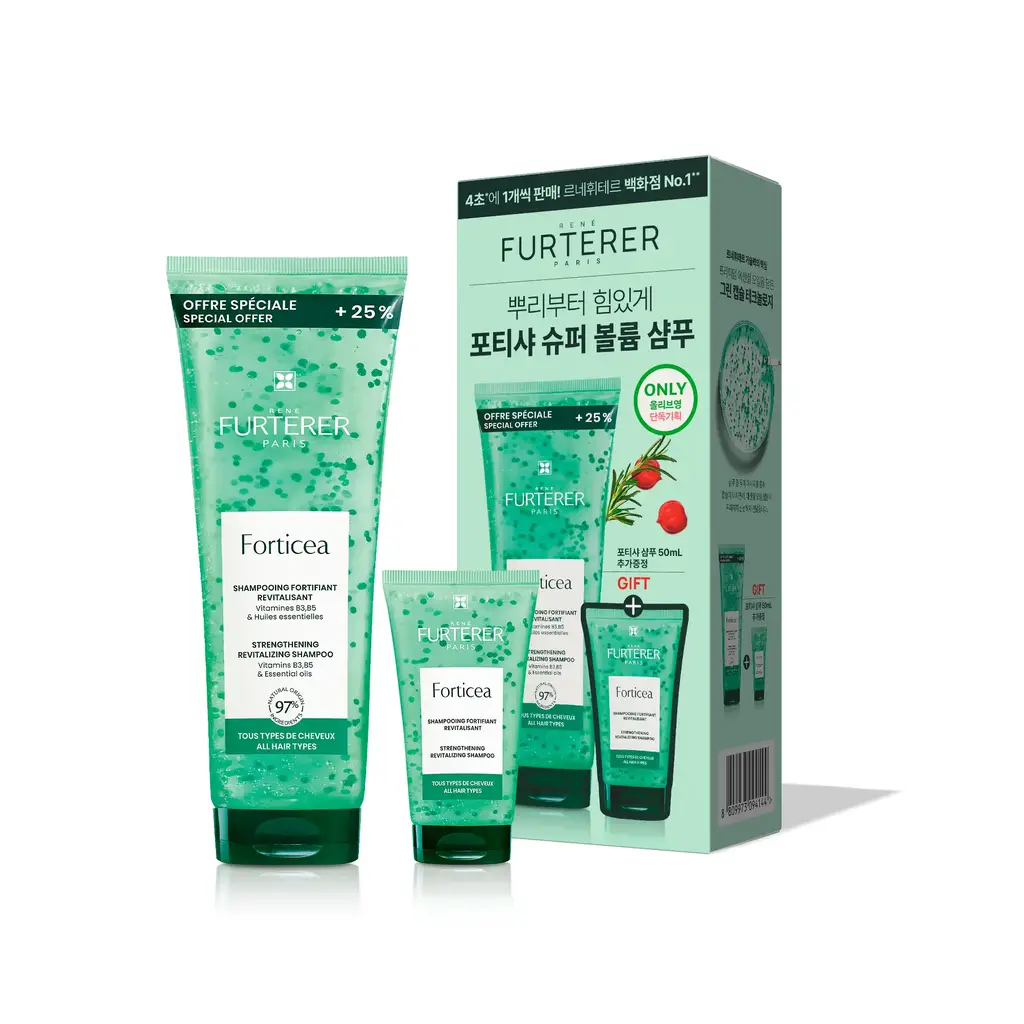 [슈퍼볼륨샴푸] 르네휘테르 포티샤 슈퍼볼륨 샴푸 250ml/500ml (기획/단품/듀오 선물 세트)